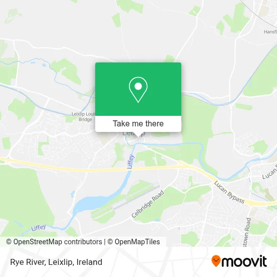 Rye River, Leixlip map