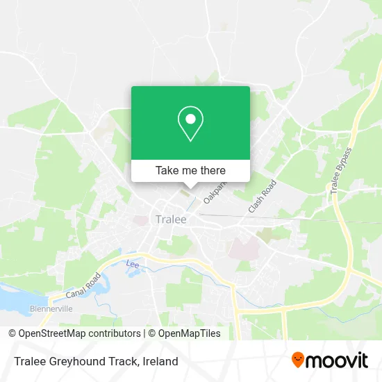 Tralee Greyhound Track map