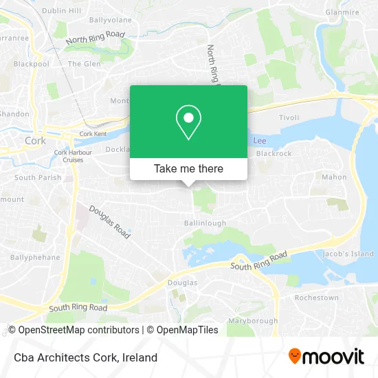 Cba Architects Cork map