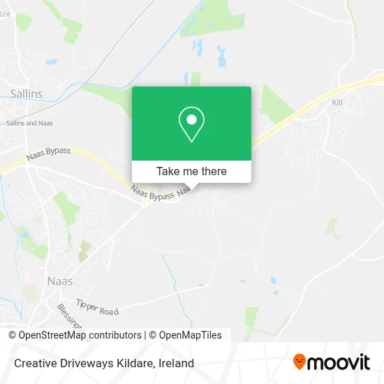 Creative Driveways Kildare map