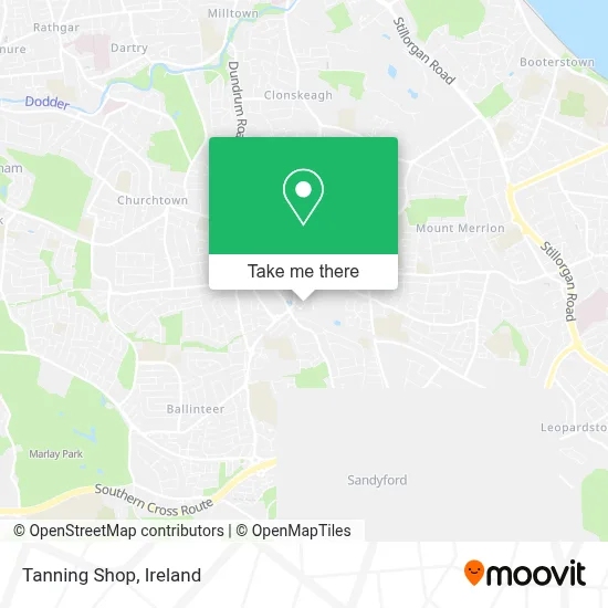 Tanning Shop map