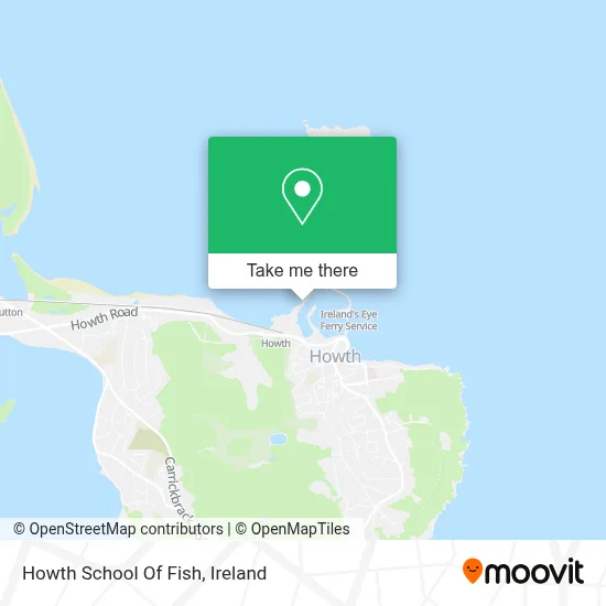 Howth School Of Fish map