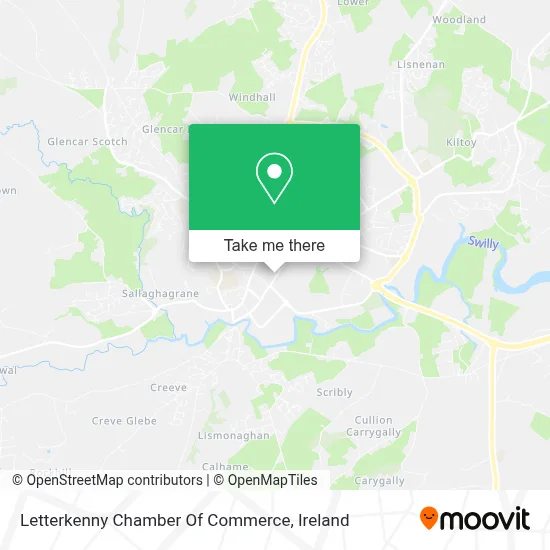 Letterkenny Chamber Of Commerce map