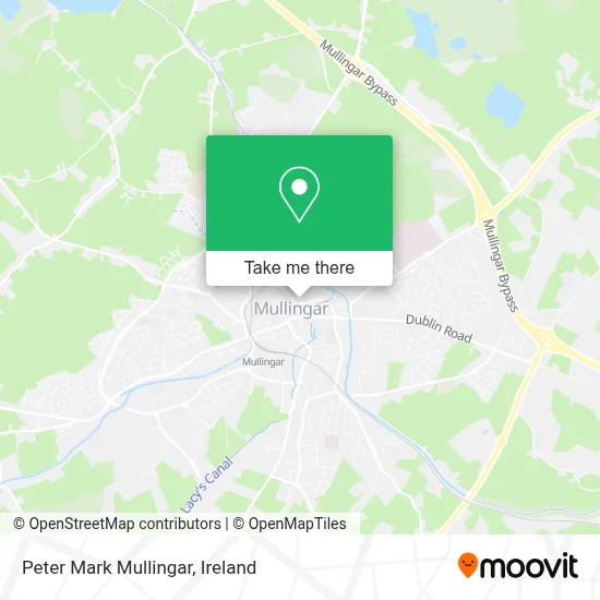 Peter Mark Mullingar map