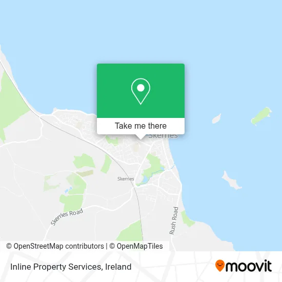 Inline Property Services map