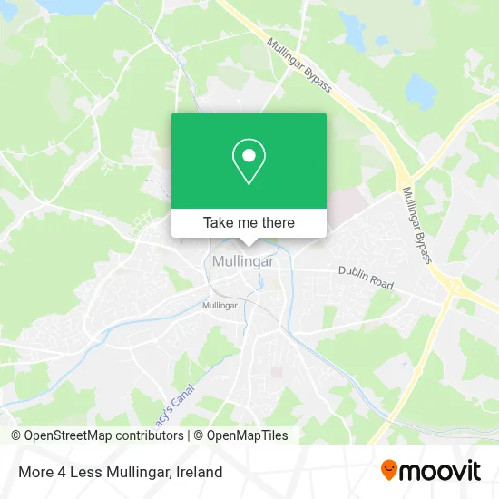 More 4 Less Mullingar map