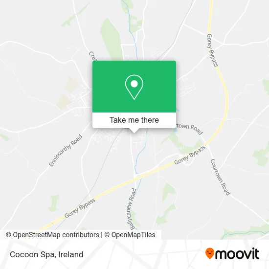 Cocoon Spa map