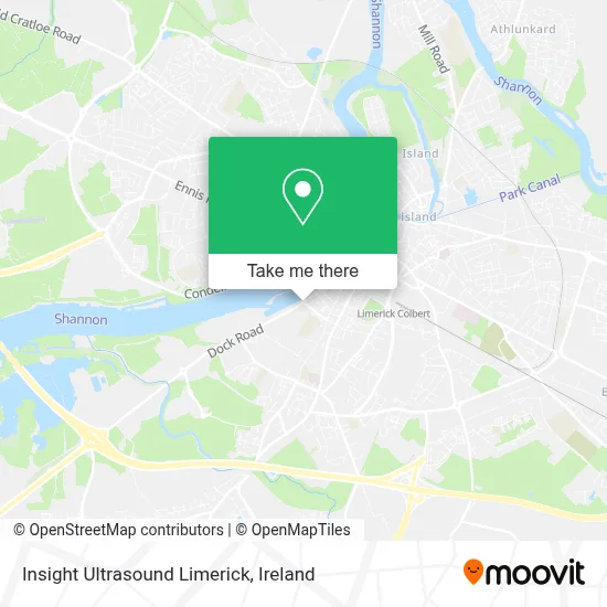 Insight Ultrasound Limerick map