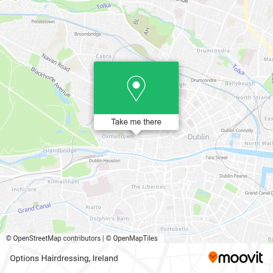 Options Hairdressing map