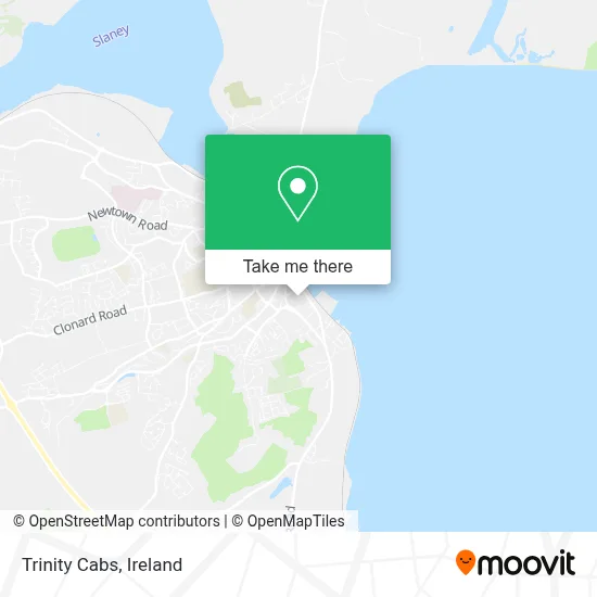 Trinity Cabs map