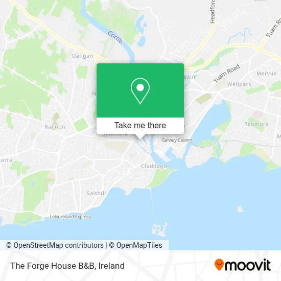 The Forge House B&B map
