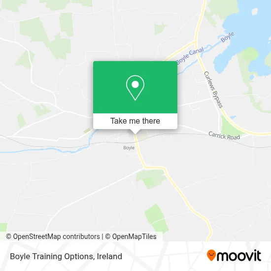 Boyle Training Options map