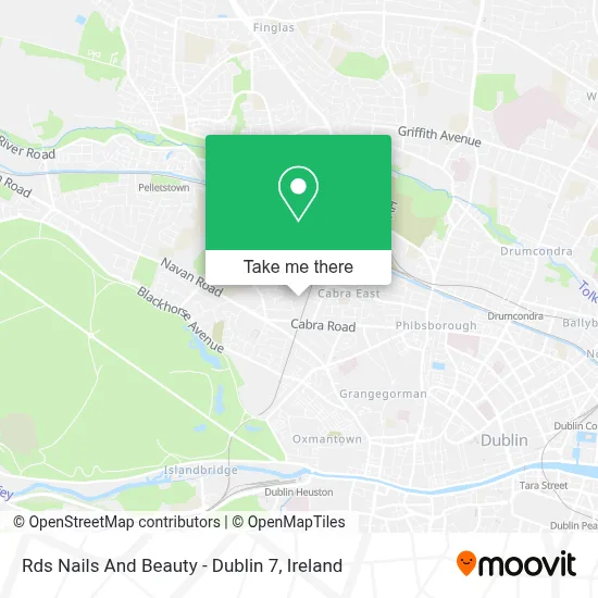 Rds Nails And Beauty - Dublin 7 map
