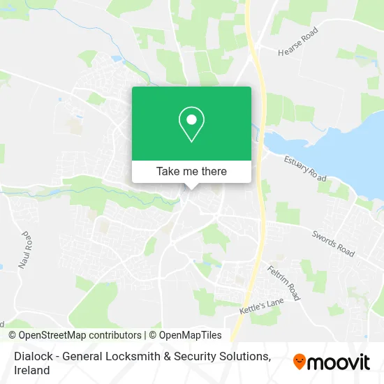 Dialock - General Locksmith & Security Solutions map