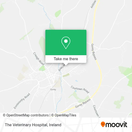 The Veterinary Hospital map