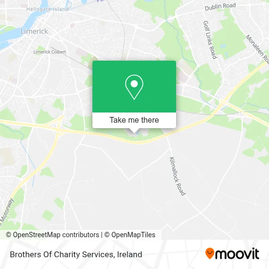 Brothers Of Charity Services map