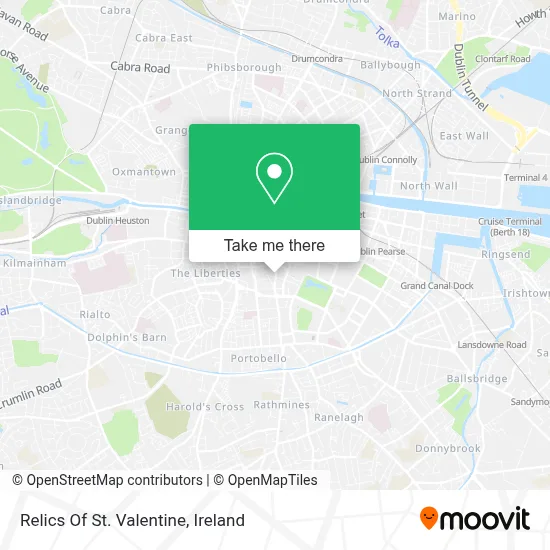Relics Of St. Valentine map