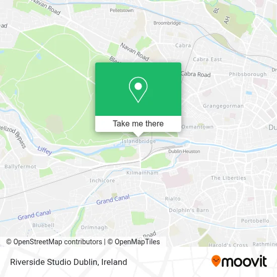 Riverside Studio Dublin map