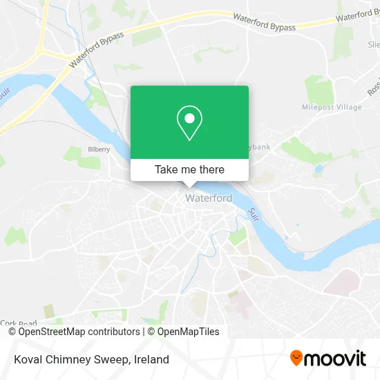 Koval Chimney Sweep map