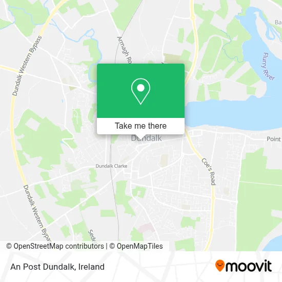 An Post Dundalk map