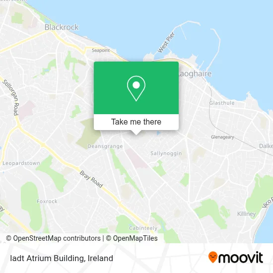 Iadt Atrium Building map