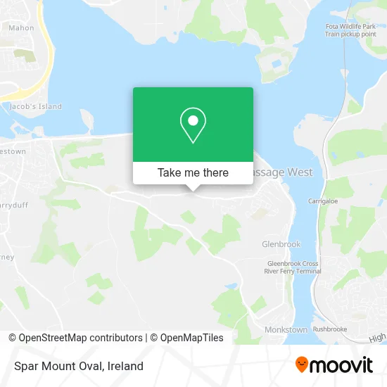 Spar Mount Oval map
