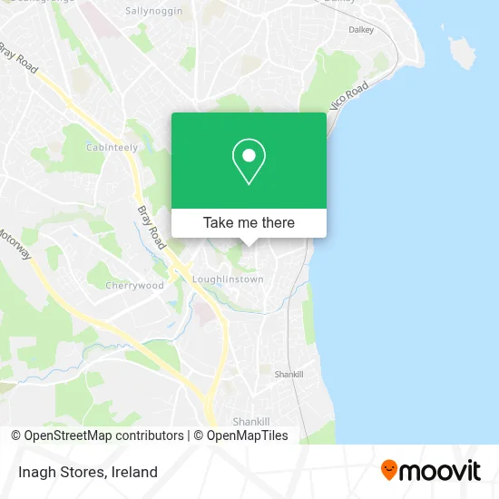 Inagh Stores map