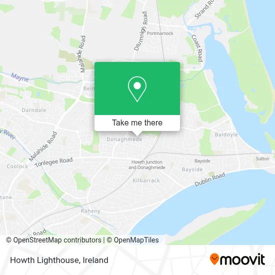 Howth Lighthouse map