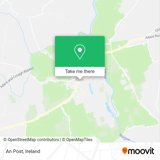 An Post map
