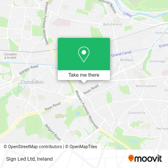 Sign Led Ltd map