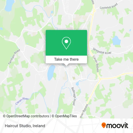 Haircut Studio map