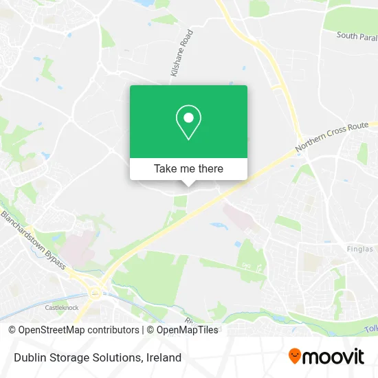 Dublin Storage Solutions map