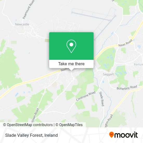 Slade Valley Forest map
