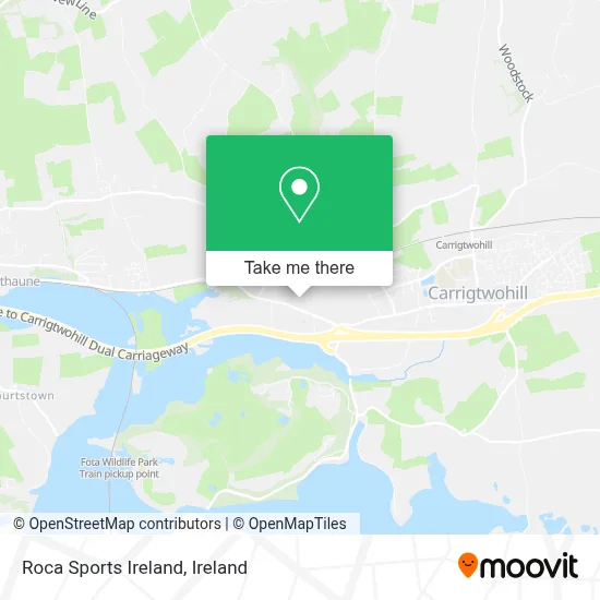 Roca Sports Ireland map