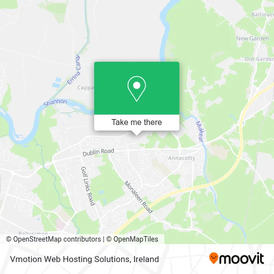 Vmotion Web Hosting Solutions map