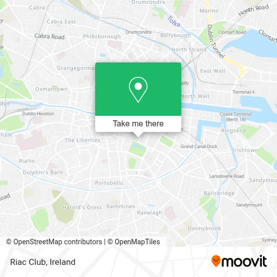 Riac Club map