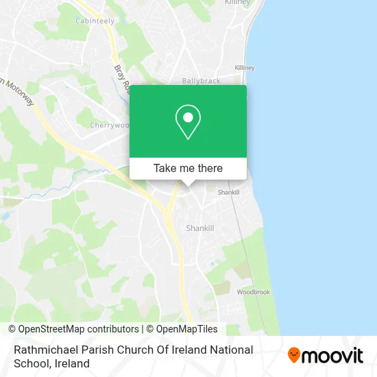 Rathmichael Parish Church Of Ireland National School map