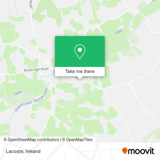 Lacoste map