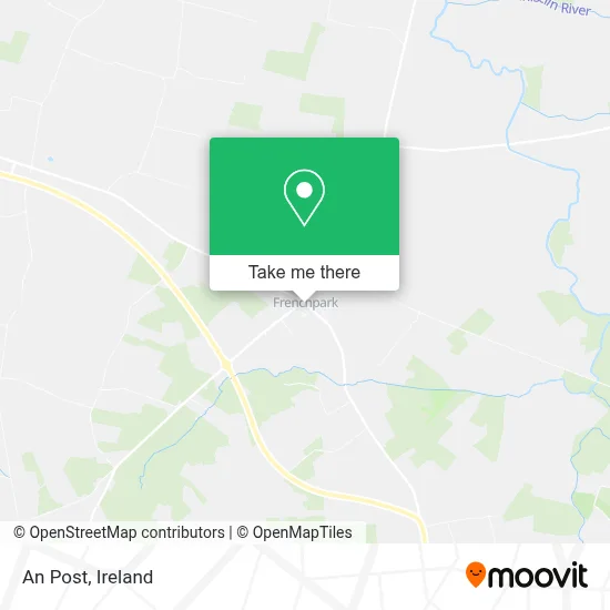 An Post map