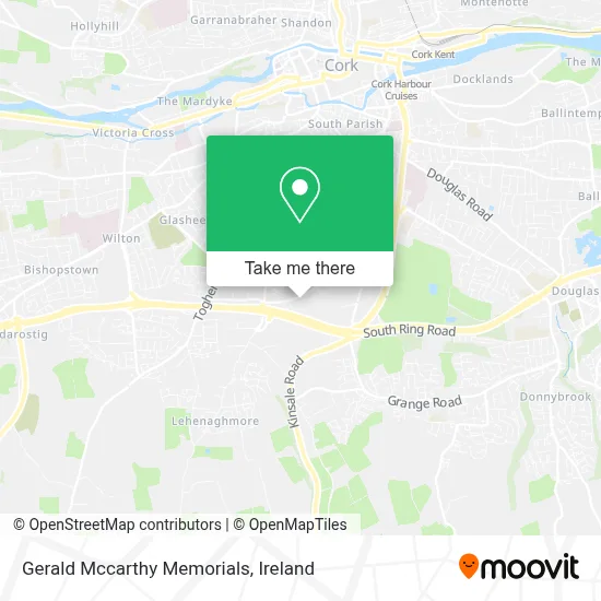 Gerald Mccarthy Memorials map