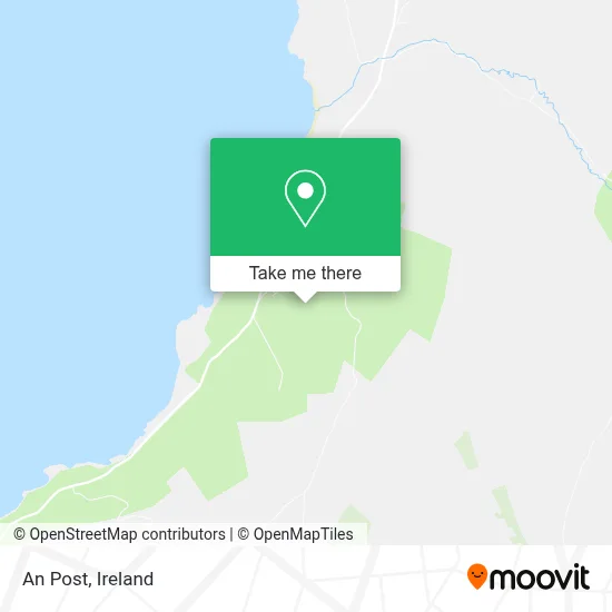 An Post map