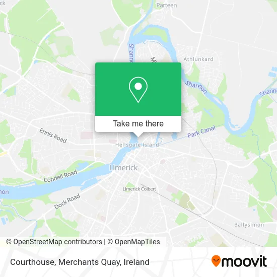 Courthouse, Merchants Quay map