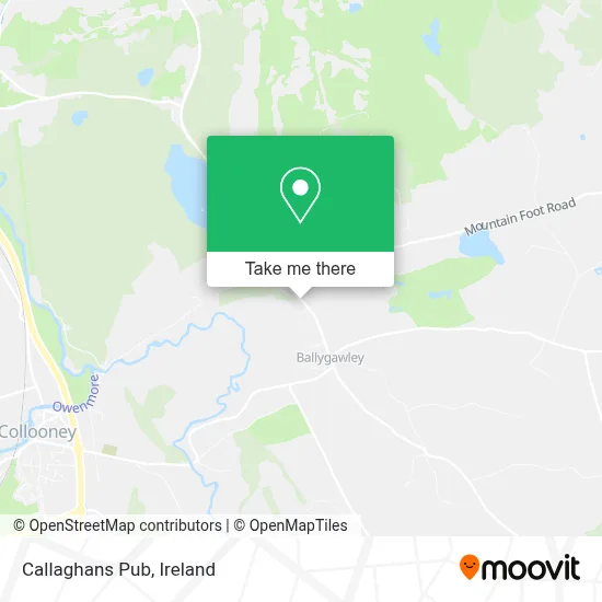 Callaghans Pub map