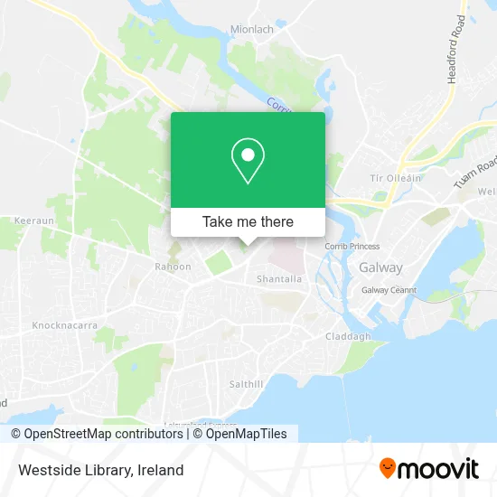 Westside Library map