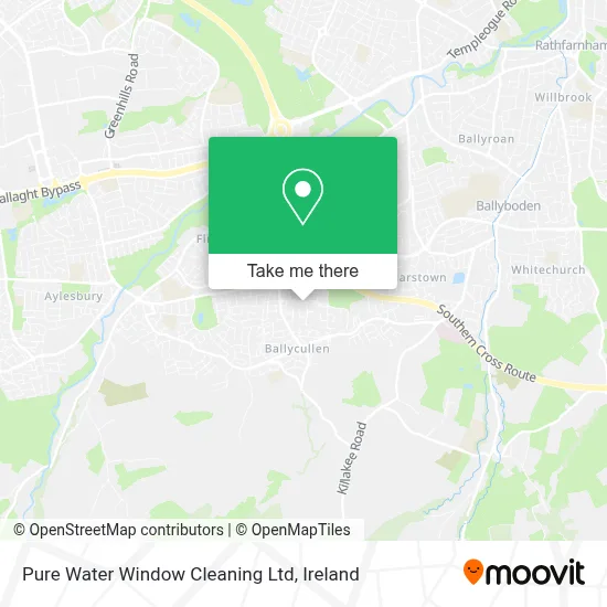 Pure Water Window Cleaning Ltd map