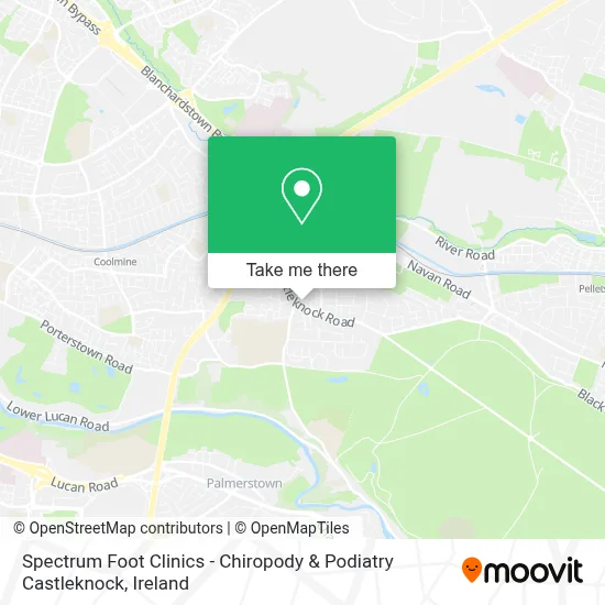 Spectrum Foot Clinics - Chiropody & Podiatry Castleknock map