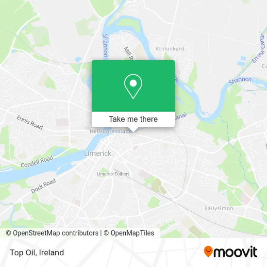 Top Oil map