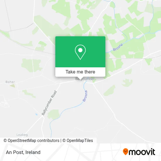 An Post map