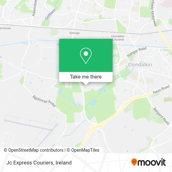 Jc Express Couriers map