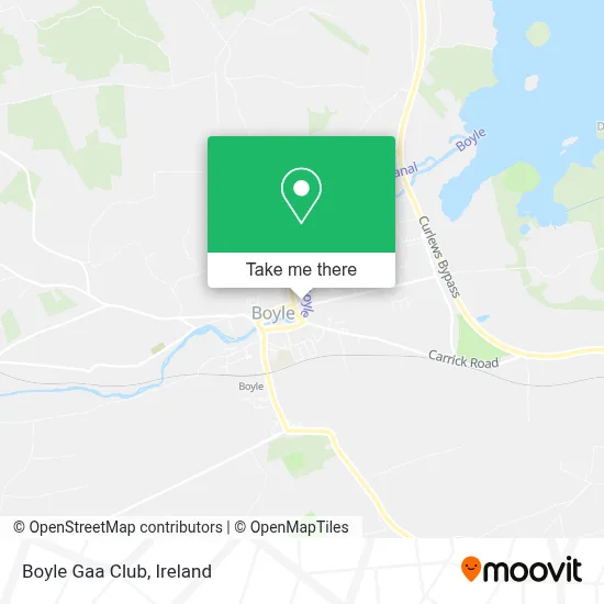 Boyle Gaa Club map